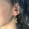 Boucles d’oreilles bronze origami ETOILE