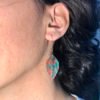 Boucles d’oreilles dorées origami PLUME
