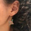 Boucles d’oreilles dorées origami ETOILE