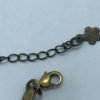 Collier fuchsia et bronze origami ETOILE
