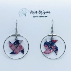 Boucles d’oreilles EOLE argent créole