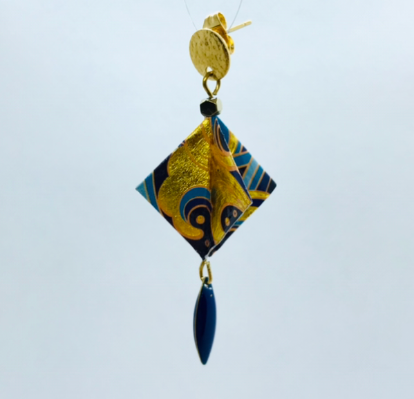 Boucles d’oreilles KARO doré