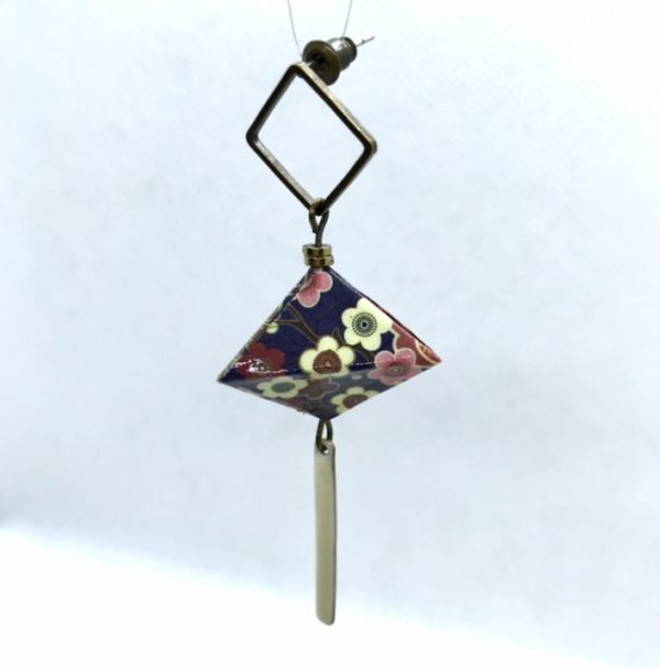 Boucles d’oreilles LAMPION bronze
