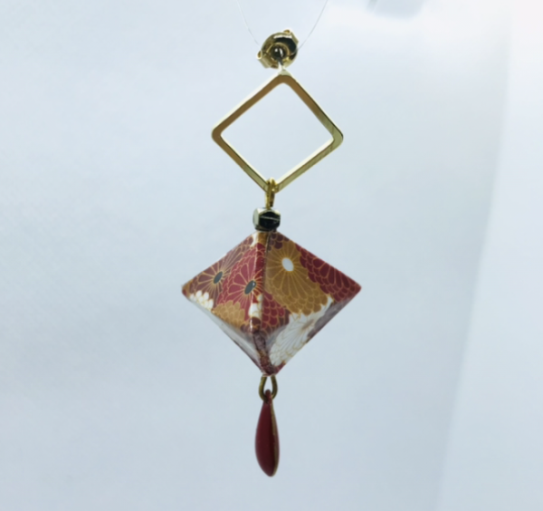 Boucles d’oreilles LAMPION doré