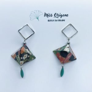 Boucles d’oreilles LAMPION argent
