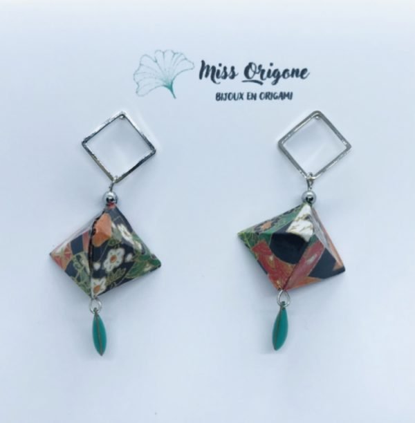 Boucles d’oreilles LAMPION argent