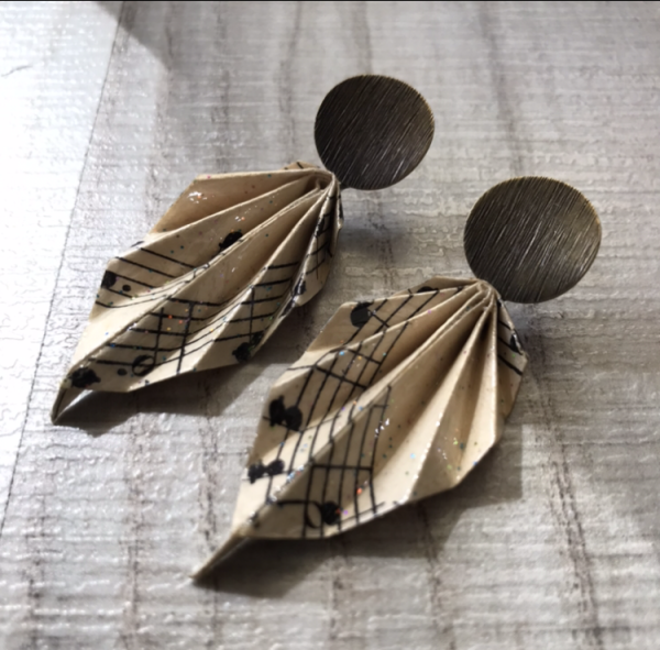 Boucles d’oreilles PLUME LYRIQUE