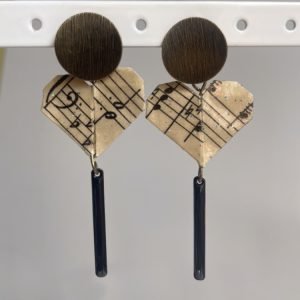 Boucles d’oreilles pendantes COEUR LYRIQUE
