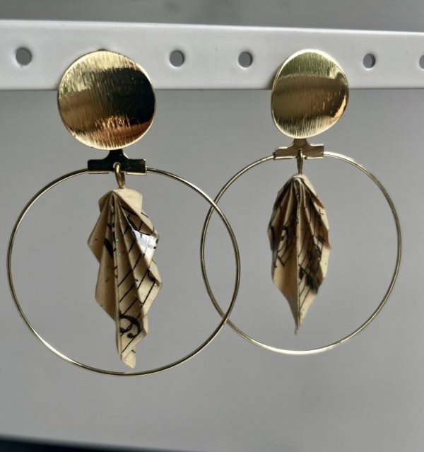 Boucles d’oreilles CREOLE PLUME LYRIQUE