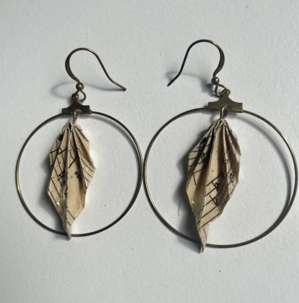 Boucles d’oreilles CREOLE PLUME LYRIQUE